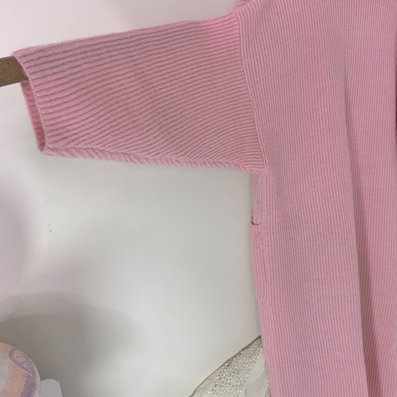 Pink Full Length Sweater Cardigan - Picture 6 of 13